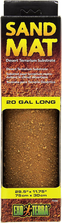 Exo Terra Sand Mat – Daily Care for Reptiles And Amphibians - 29.5 x 11.75 Inches