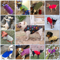 Dog Fleece Vest Sweater Winter Jacket for Small and Medium Large Dogs - Large / WHITE BUFFALO PLAID - image 3