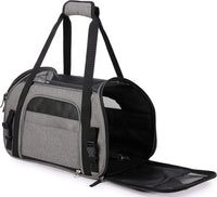 EliteField Soft-Sided Pet Carrier for Cats & Small Dogs – Essentials for Dogs - 17.0"L x 9.0"W x 12.0"H / Charcoal Gray - image 3