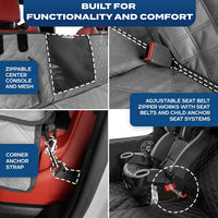 Back Seat Extender for Dogs, As Seen on Shark Tank - Gray / XL - Full-Size Trucks - image 4