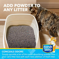 Fresh Step Charcoal Odor Eliminating Cat Litter Box Powder - Unscented / 15 Ounce (Pack of 6) - image 3