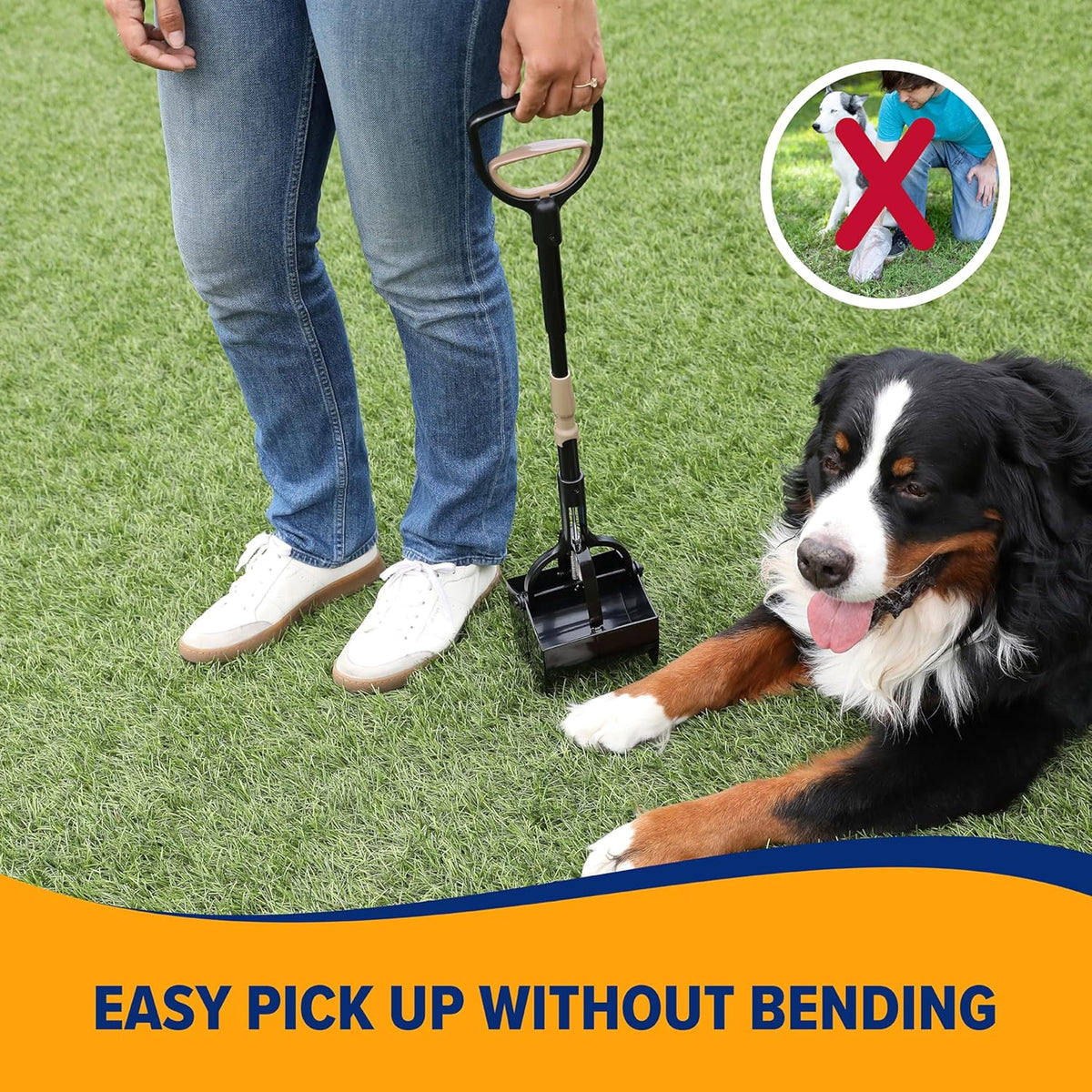Arm & Hammer Swivel Bin & Rake Dog Pooper Scooper - One Size / Claw Scooper - image 4