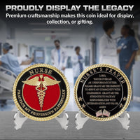 Military Gift Shop Air Force Armed Forces Prayer Coin - Nurse - image 2