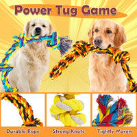 Dog Ropes Toys for Aggressive Chewers - 5 Packs / Large - image 4