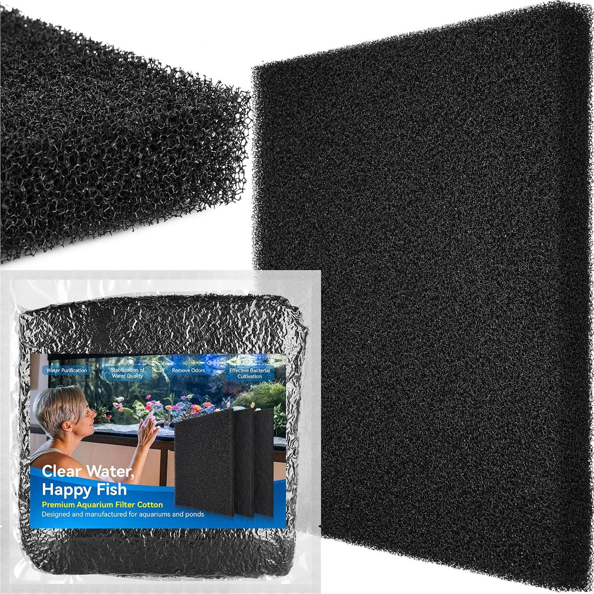 Borlech Aquarium Bio Filter Sponge Pad - 18.5"x18.5"x1.6" (20PPI) 1 PACK
