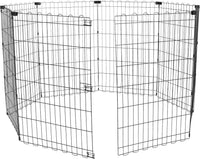 Amazon Basics Portable Foldable Octagonal Metal Exercise Dog Playpen - Without door / 36"H