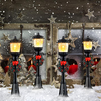 Mudder 12 Pcs Christmas Miniature Village Lamp Post Light - Fresh / 4 - image 4