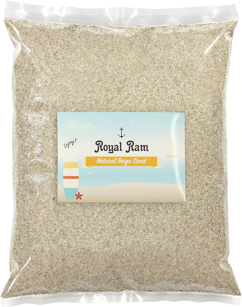 Royal Ram Natural Decorative Real Sand, Beige, for use in Crafts