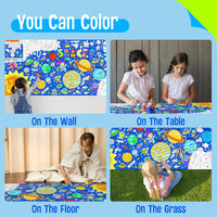 SpriteGru jumbo Halloween coloring poster with ghosts, pumpkins and witches - view 36