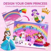 Klever Kits Unicorn Foil Art, Arts & Crafts for Kids 4 and Up - Princess - image 4