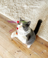 猫壱 NECOICHI Crinkly Critters Dancing Dragonfly Trio Wire Cat Wand - Dancing Dragonfly Trio Cat Wand - image 3