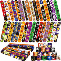 Halloween Slap Bracelets for Kids - 100b