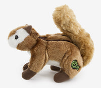 goDog Amphibianz Gecko Squeaky Plush Dog Toy - Wildlife Chipmunk (Brown) / Large - image 2