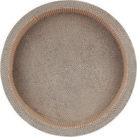 Cat Scratcher Post & Board, Round Cat Scratching Lounge Bed, Durable Pad Prevents Furniture Damage, 17.32'' x 17.32''x 6.11'', Black