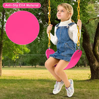 Sunnyglade 2PCS Swings Seats Heavy Duty with 66" Chain Support 250lb - Pink / 2 - image 2