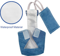 VANFAVORI Bird Diaper Flight Suit with 80-inch Leash, M Size - Denim - image 2
