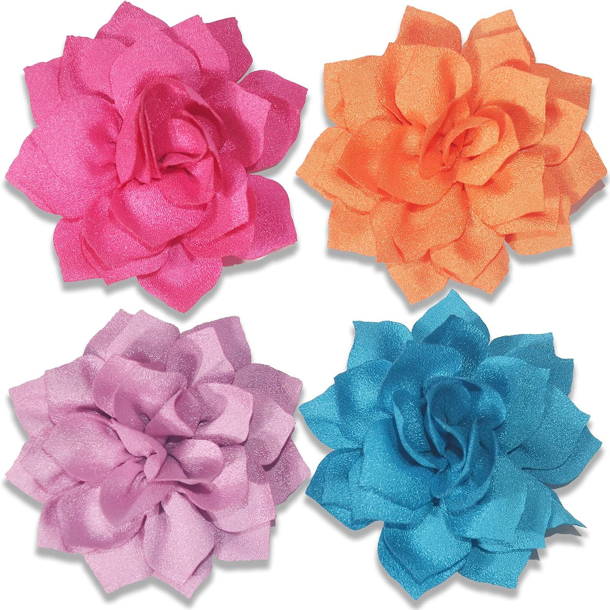 Dog Collar Flowers Attachement Bow Tie Accessories for Pet Grooming - Pink