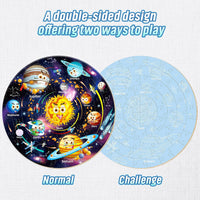 SYNARRY Unicorn Princess Mermaid Fairy Floor Puzzles for Kids Ages 3-5 – Fun for Kids & Family - Solar System - image 2