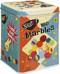 Toysmith Neato Classics Marbles Tin Box Game, Assorted