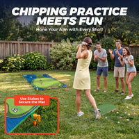 TOY Life Golf Chipping Mat Game, 20 Sticky Balls, Family Play – Fun for Kids & Family - Golf Island Style - image 3
