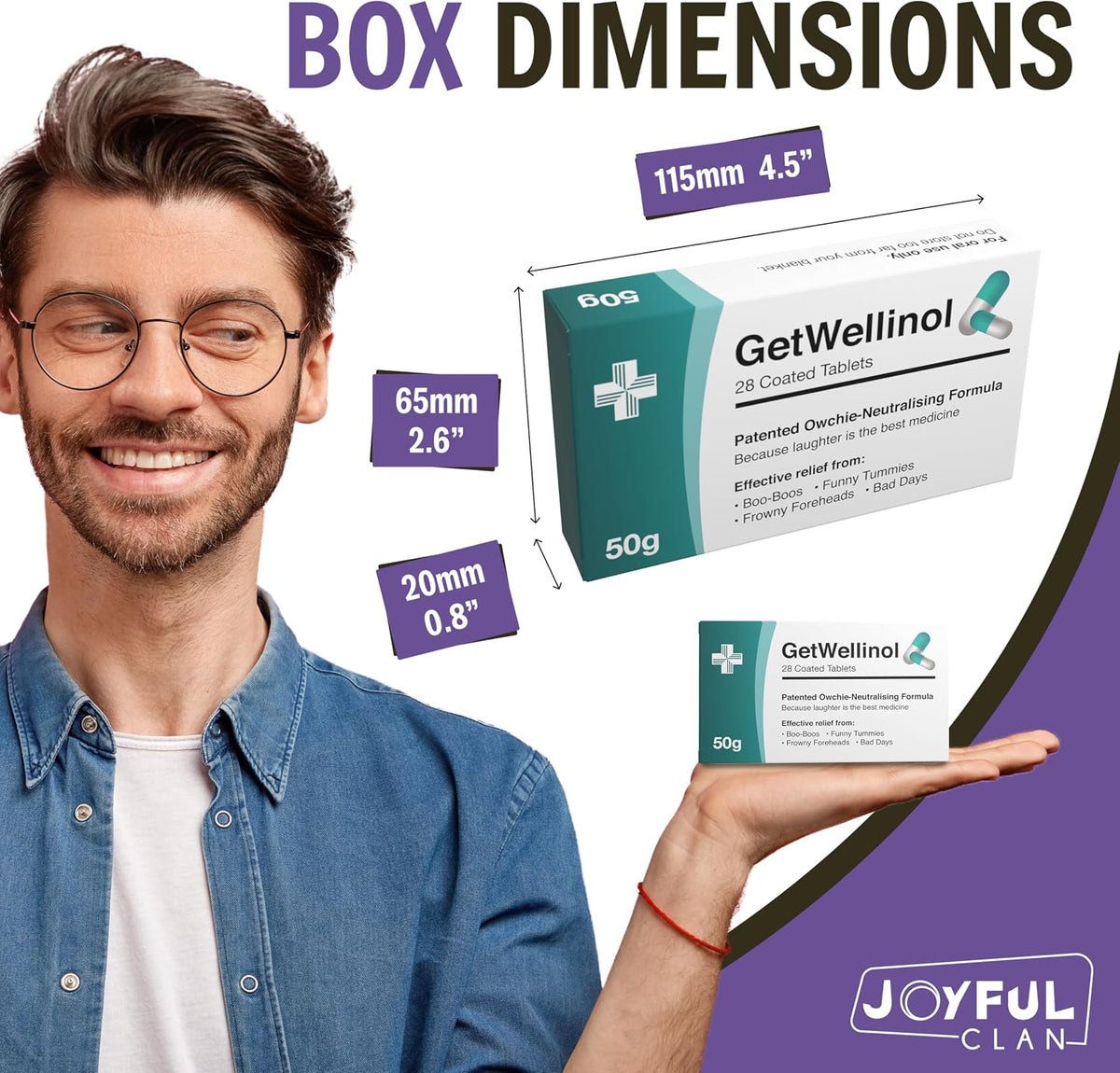 Funny Prank Pill Box Candy, Gag Gifts for Men - Get Well Soon - image 4