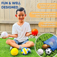 Toddler Ball Set, Foam Balls, Sports Outdoor Play Toys - image 2
