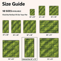 Washable Pee Pads for Dogs, Reusable Puppy Potty Training Pads - Green/Multi / 36" ×72"(pack of 2) - image 2