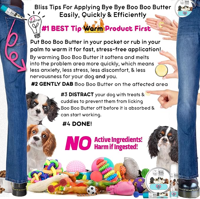 The Blissful Dog 4 oz TIN Cavalier King Charles Spaniel Booboo Butter
