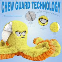 LEGEND SANDY Tough Dog Toys - 1 Pack Yellow Octopus - image 3