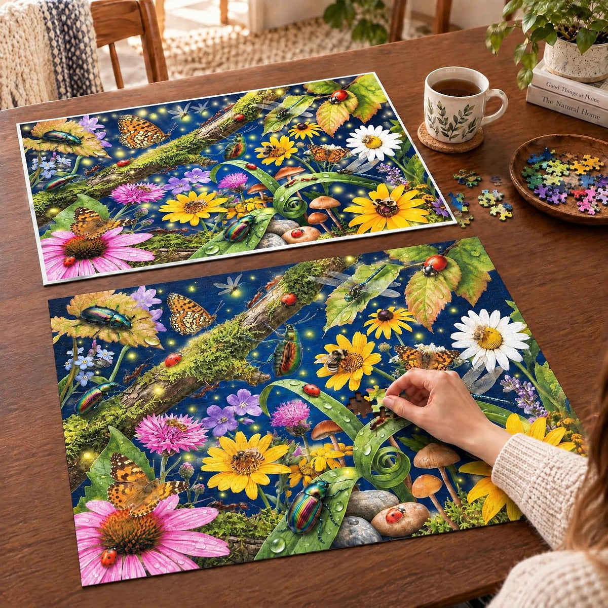 Nattork Jigsaw Puzzle 1000 Pieces for Adults - Insect World - image 2