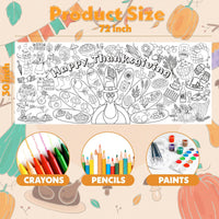 OHOME Halloween Crafts for Kids - Thanksgiving coloring - image 2
