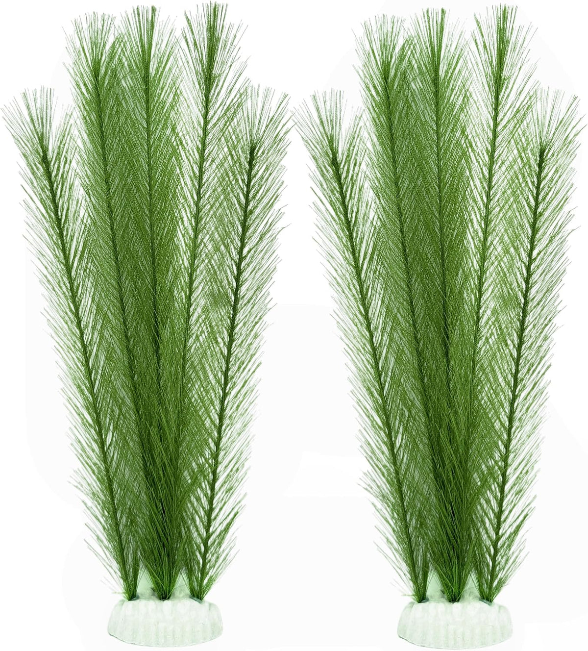 M2cbridge Plastic Fish Tank Plants Soft Silk Water Grass Reptile - 2pcs,12"