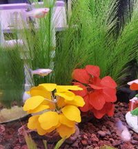 M2cbridge Plastic Fish Tank Plants Soft Silk Water Grass Reptile - 4pcs,12" - image 3