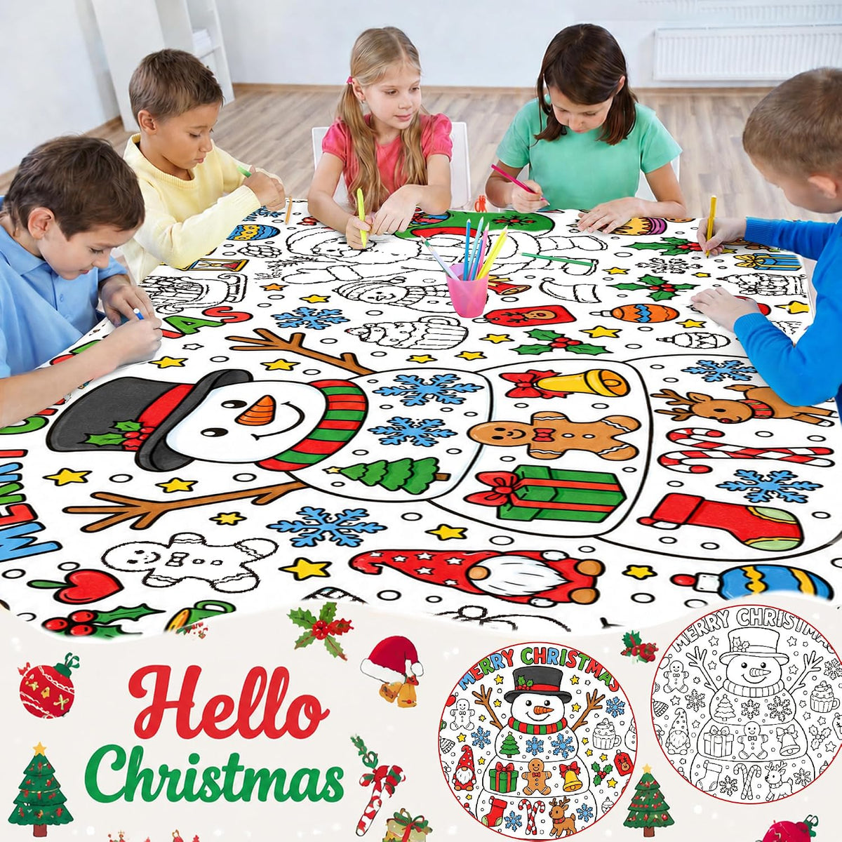 OHOME Halloween Crafts for Kids - Christmas coloring - image 2