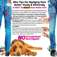 The Blissful Dog Bloodhound Nose Butter for Dry, Cracked Skin, Lick-Safe Dog Nose Balm with Moisturizing Shea Butter, Almond, Olive, and Essential Oils, Pet Supplies, Uncented, 8 oz.