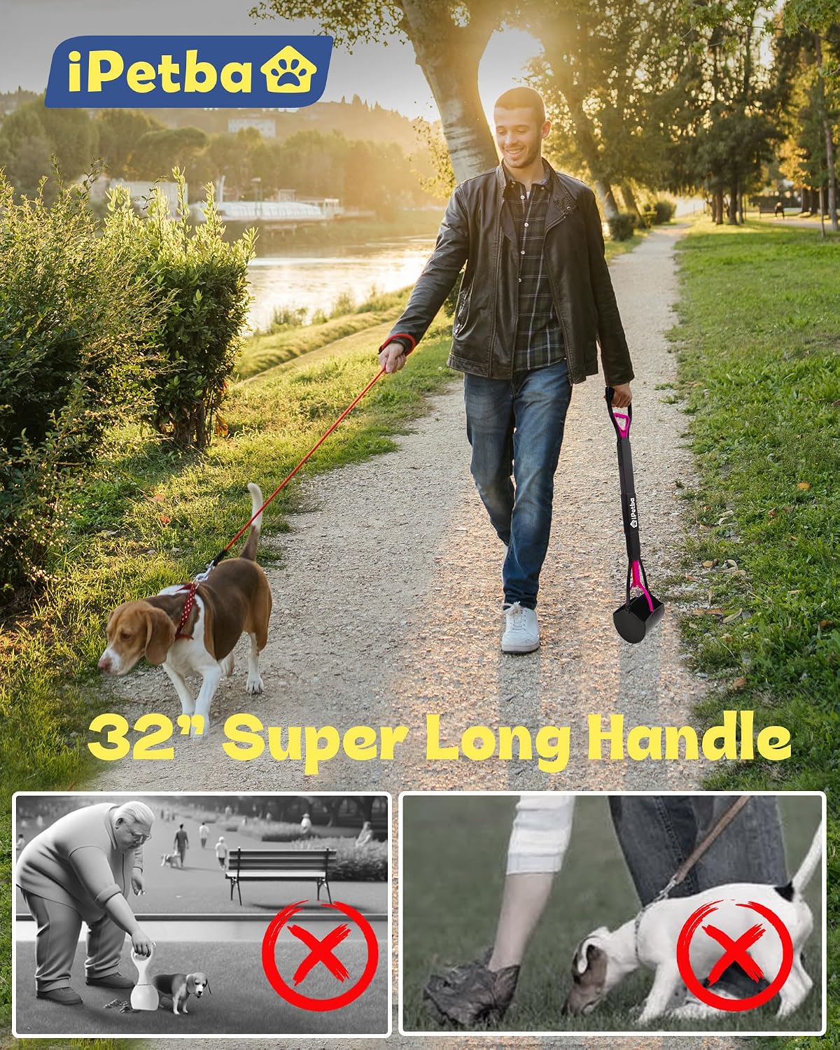 Heavy-duty Large Dog Pooper Scooper for Yard - image 4