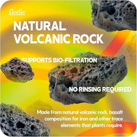 CaribSea Eco-Complete Planted Aquarium Substrate - 20 lbs - Black Nutrient-Rich Gravel for Freshwater Planted Tanks - Promotes Healthy Plant Growth & Water Stability