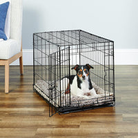 New World by Midwest 42-Inch Single Door Crate, for Large Breeds - Single Door - Black / Small (30"L) - image 2