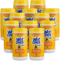 Wet Ones for Pets Antibacterial Dog Wipes - Tropical Splash / 50 Count (Pack of 12)