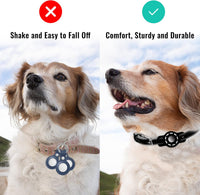 for Air tag Cat Collar Holder for Apple Air Tag - Ci-Black+White - image 3