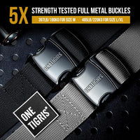 OneTigris Tactical Dog Harness with 5X Metal Buckle - L / Grey - image 2