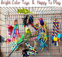 Parrot Parakeet Bird Toys, Cockatiel Budgies Cage Toys – Essentials for Birds - image 3
