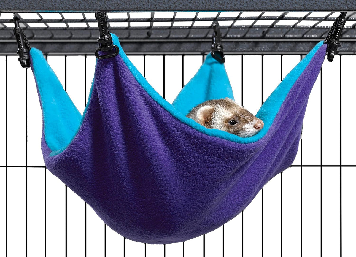 MidWest Homes for Pets Designer Ferret Nation/Critter Nation Large - Teal and Purple / 25.6"L x 19.7"W x 0.2"H - image 3