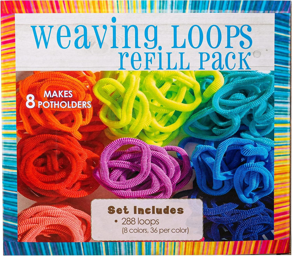 Hapinest Loom Bands Kit Potholder Weaving Loom Refill Loops - image 2
