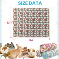 CUSOZWO Guinea Pig Bedding Mat - 13.7"*13.7" - image 2