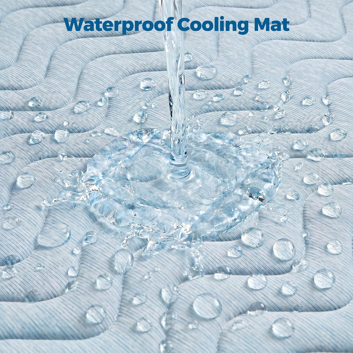Waterproof Cooling Mat for Large Dogs 28x41 - Blue / 23x35 - image 3