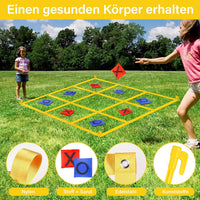 Giant Tic Tac Toe Outdoor Games for Kids Adults Family - Yellow - image 3