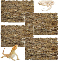10PCS Cork Tile Background Bark 7.9”Lx7.9”W Reptile Tank Background - 4PCS - 11.8” x 7.9”