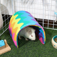 Bienbee Guinea Pig Tunnel, Guinea Pig Hideout - Rainbow Wave - image 2