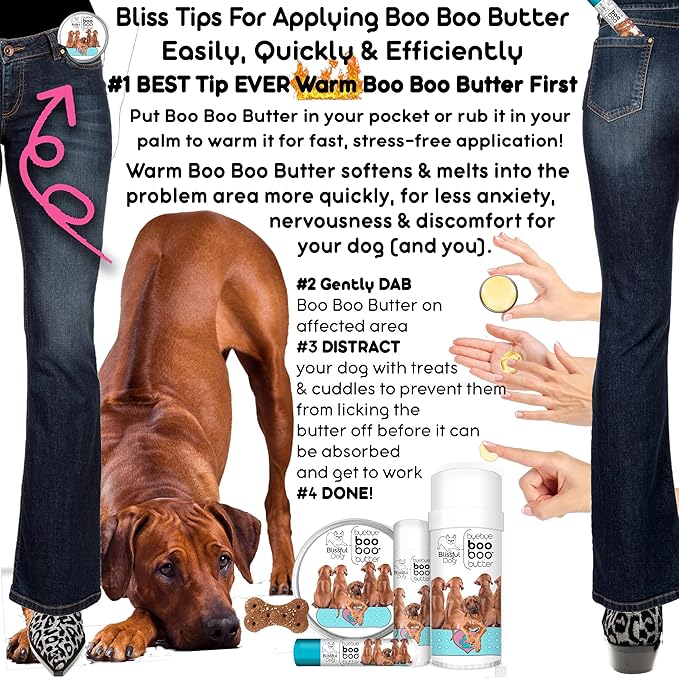 The Blissful Dog 4 oz TIN Rhodesian Ridgeback Booboo Butter
